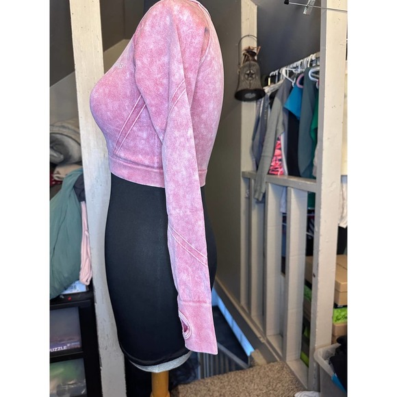 NWOT Sugar Popped Women's size S Cropped Top & Legging Extreme Lift Set Rtl $59 - Picture 5 of 10